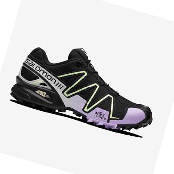 Tenis Salomon SPEEDCROSS 3 Mujer Negros Morados | MX 2657RVD